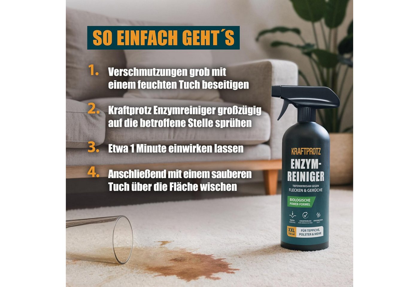 Enzymreiniger für Tierurin