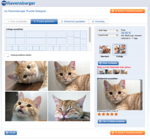 Ravensburger Puzzle mit mehreren Bildern gestalten