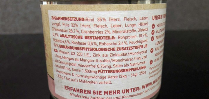 Was bedeutet Rohasche im Katzenfutter