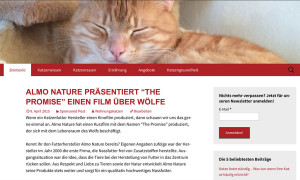Screenshot der neuen Version von wohnungskatzen-online.de